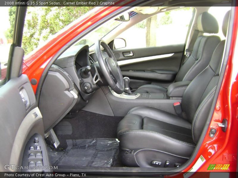 Garnet Ember Red / Graphite 2008 Infiniti G 35 S Sport Sedan