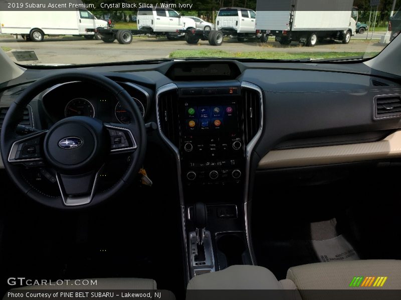 Crystal Black Silica / Warm Ivory 2019 Subaru Ascent Premium