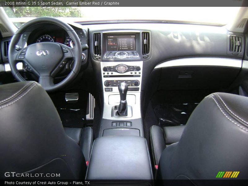 Garnet Ember Red / Graphite 2008 Infiniti G 35 S Sport Sedan