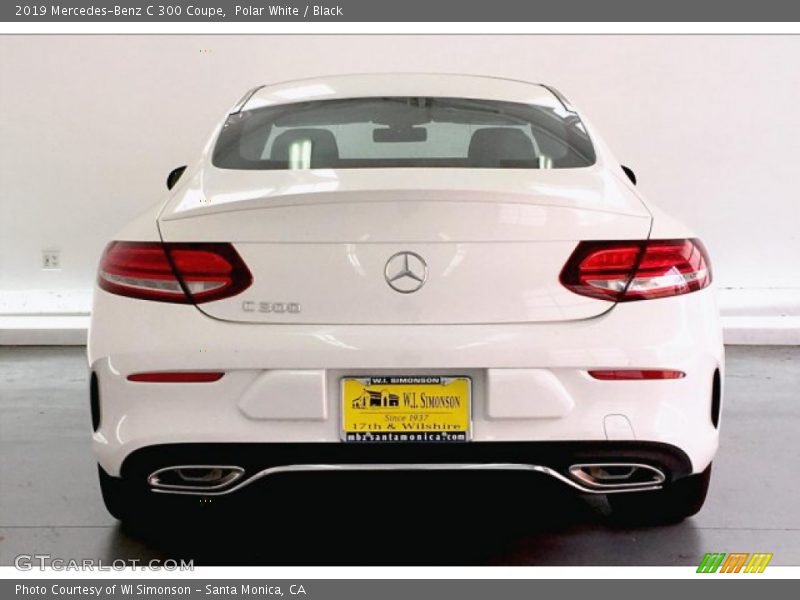 Polar White / Black 2019 Mercedes-Benz C 300 Coupe