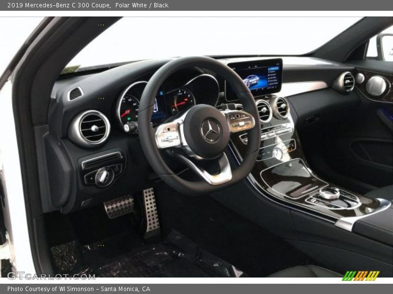 Polar White / Black 2019 Mercedes-Benz C 300 Coupe