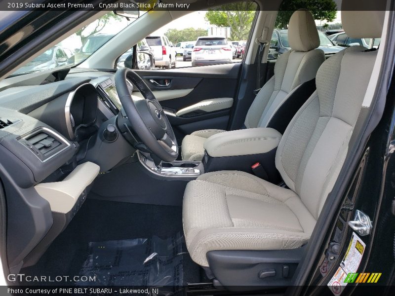 Crystal Black Silica / Warm Ivory 2019 Subaru Ascent Premium