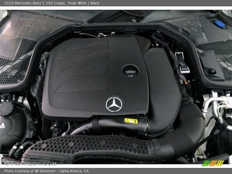 Polar White / Black 2019 Mercedes-Benz C 300 Coupe