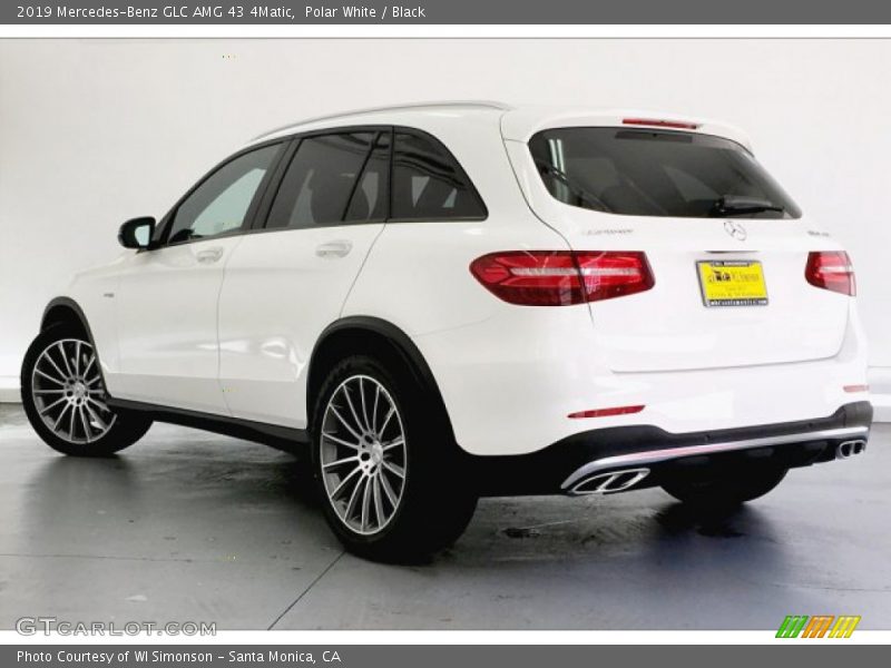 Polar White / Black 2019 Mercedes-Benz GLC AMG 43 4Matic