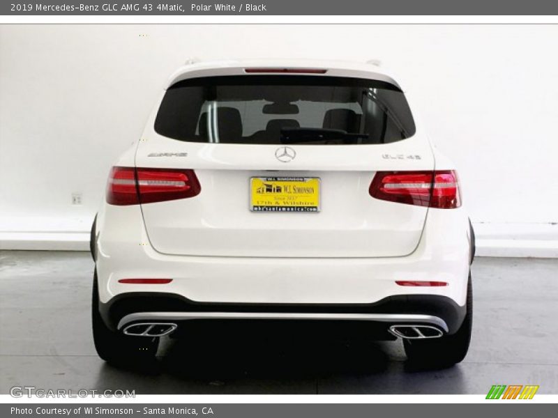 Polar White / Black 2019 Mercedes-Benz GLC AMG 43 4Matic