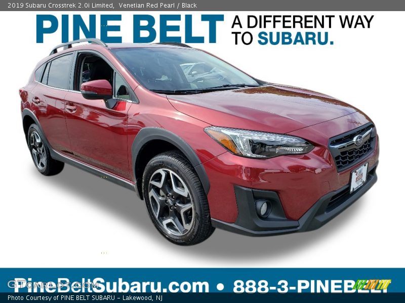 Venetian Red Pearl / Black 2019 Subaru Crosstrek 2.0i Limited