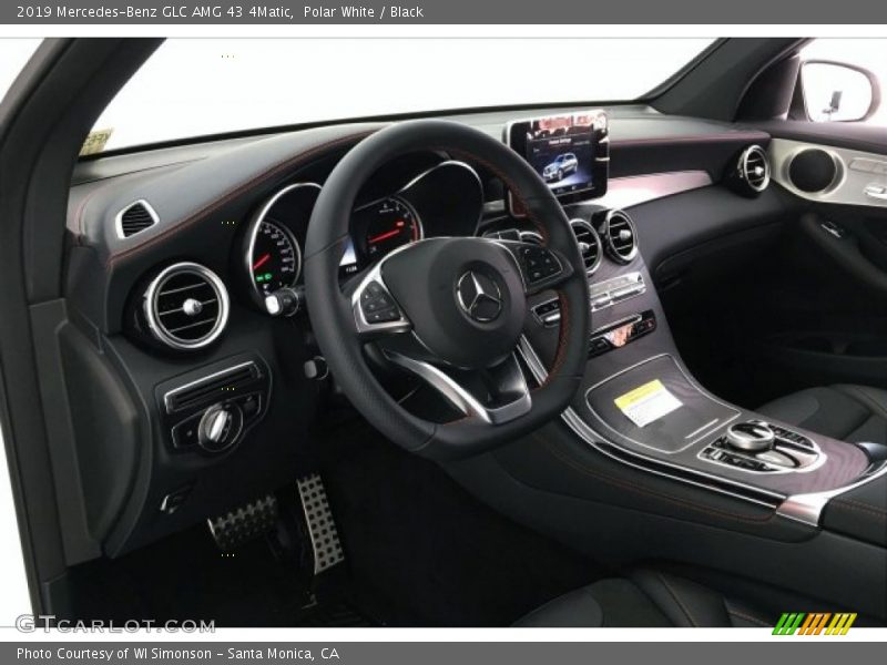 Polar White / Black 2019 Mercedes-Benz GLC AMG 43 4Matic