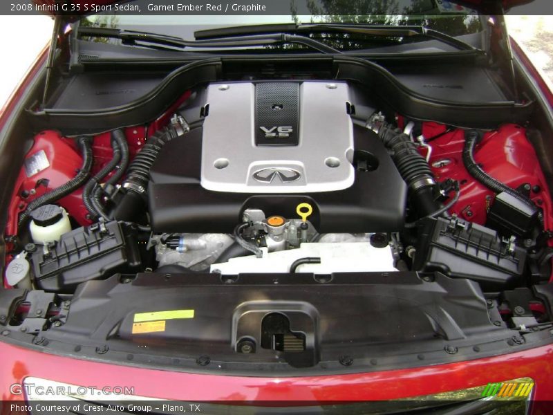 Garnet Ember Red / Graphite 2008 Infiniti G 35 S Sport Sedan