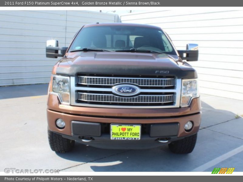 Golden Bronze Metallic / Sienna Brown/Black 2011 Ford F150 Platinum SuperCrew 4x4