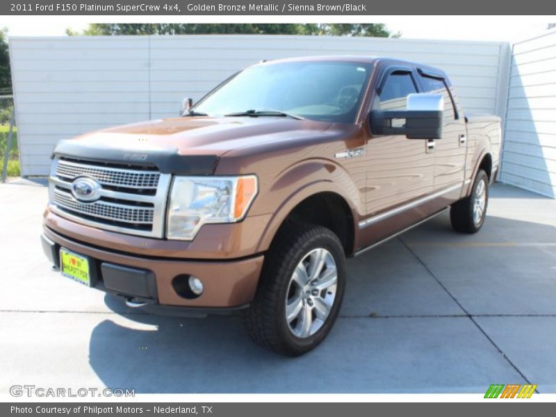 Golden Bronze Metallic / Sienna Brown/Black 2011 Ford F150 Platinum SuperCrew 4x4