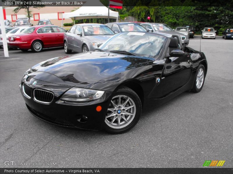Jet Black / Black 2005 BMW Z4 2.5i Roadster