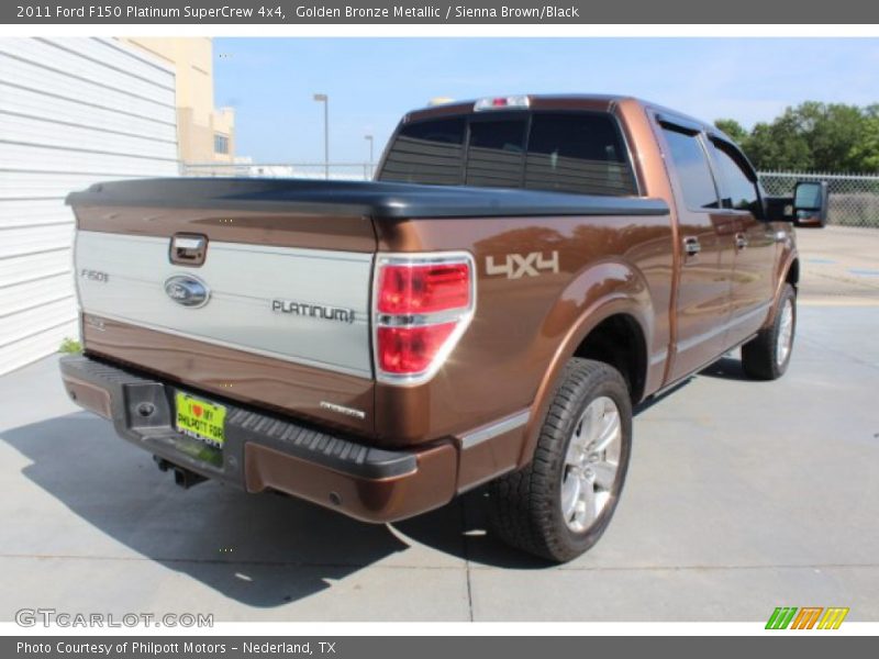 Golden Bronze Metallic / Sienna Brown/Black 2011 Ford F150 Platinum SuperCrew 4x4