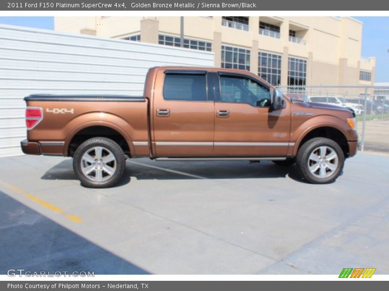 Golden Bronze Metallic / Sienna Brown/Black 2011 Ford F150 Platinum SuperCrew 4x4