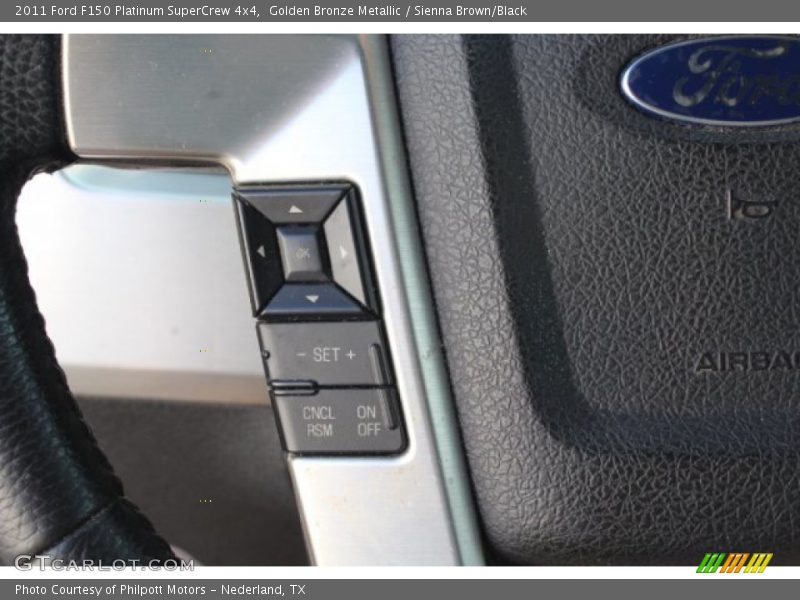 Golden Bronze Metallic / Sienna Brown/Black 2011 Ford F150 Platinum SuperCrew 4x4