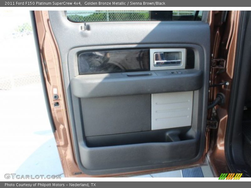 Golden Bronze Metallic / Sienna Brown/Black 2011 Ford F150 Platinum SuperCrew 4x4