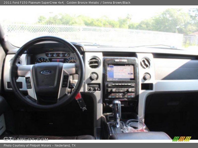 Golden Bronze Metallic / Sienna Brown/Black 2011 Ford F150 Platinum SuperCrew 4x4