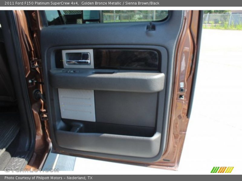 Golden Bronze Metallic / Sienna Brown/Black 2011 Ford F150 Platinum SuperCrew 4x4