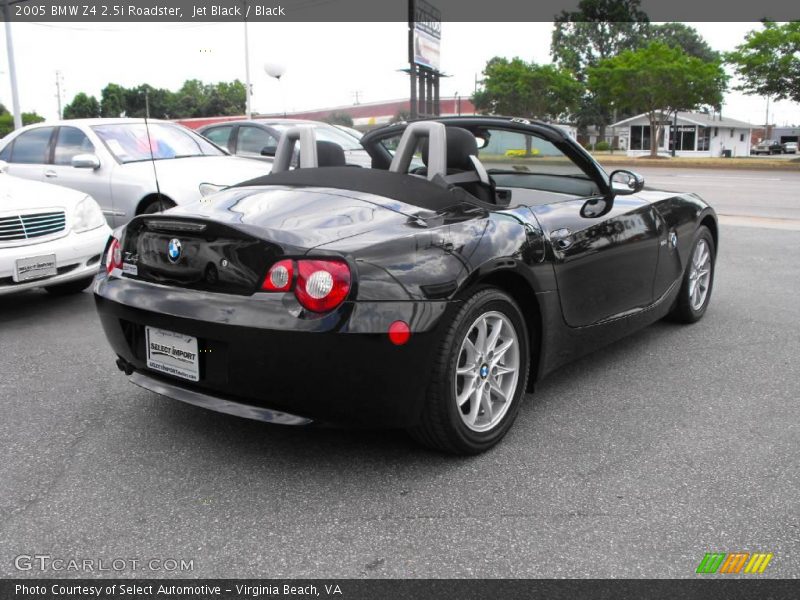 Jet Black / Black 2005 BMW Z4 2.5i Roadster
