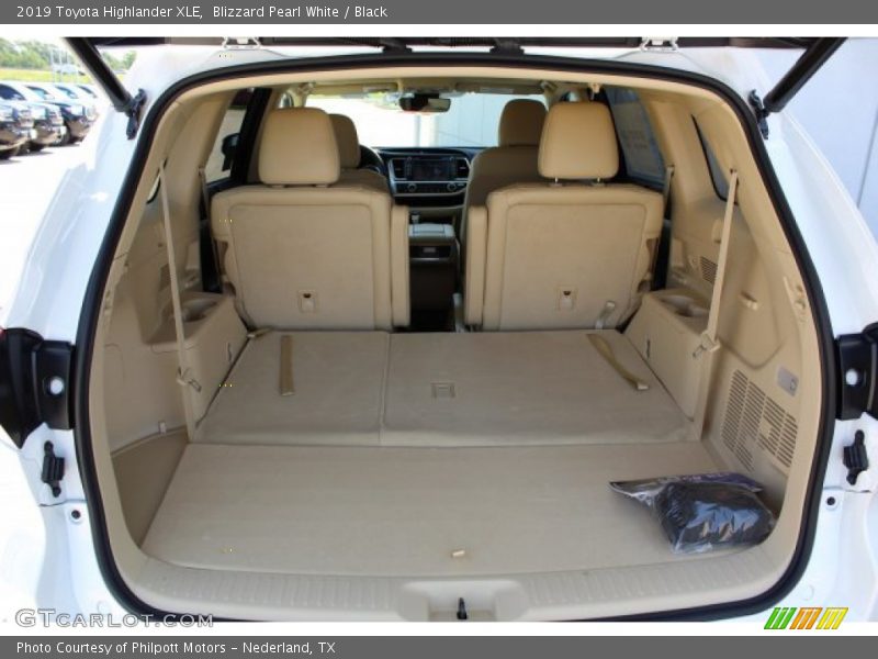 Blizzard Pearl White / Black 2019 Toyota Highlander XLE