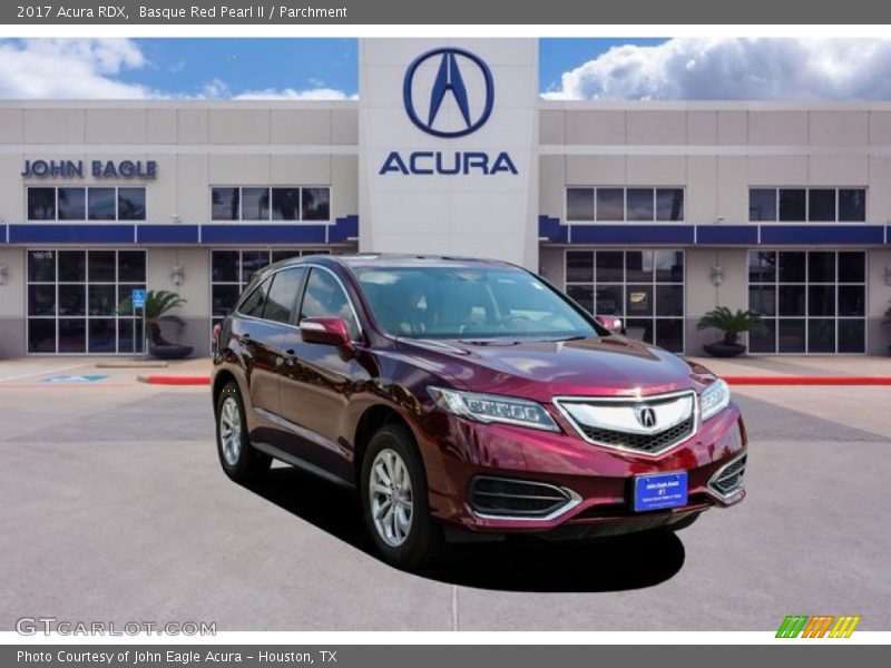 Basque Red Pearl II / Parchment 2017 Acura RDX