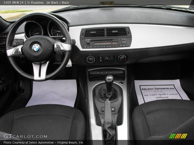Jet Black / Black 2005 BMW Z4 2.5i Roadster