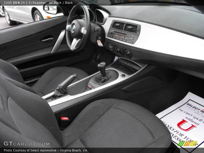 Jet Black / Black 2005 BMW Z4 2.5i Roadster