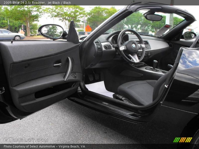 Jet Black / Black 2005 BMW Z4 2.5i Roadster