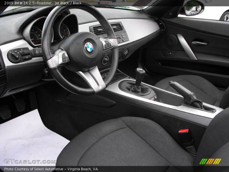 Jet Black / Black 2005 BMW Z4 2.5i Roadster