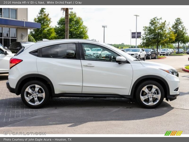 White Orchid Pearl / Gray 2016 Honda HR-V EX-L Navi