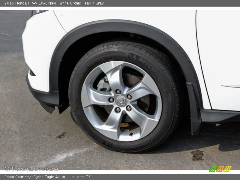White Orchid Pearl / Gray 2016 Honda HR-V EX-L Navi