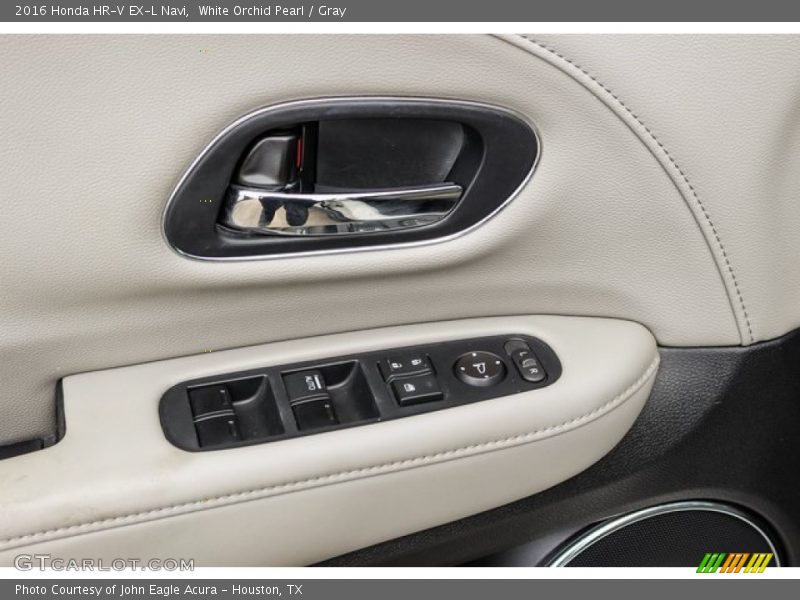 White Orchid Pearl / Gray 2016 Honda HR-V EX-L Navi