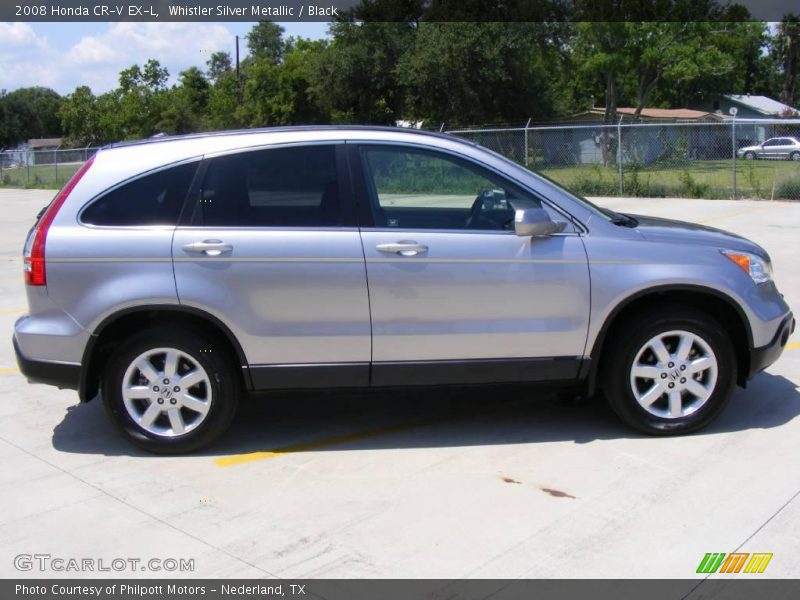 Whistler Silver Metallic / Black 2008 Honda CR-V EX-L