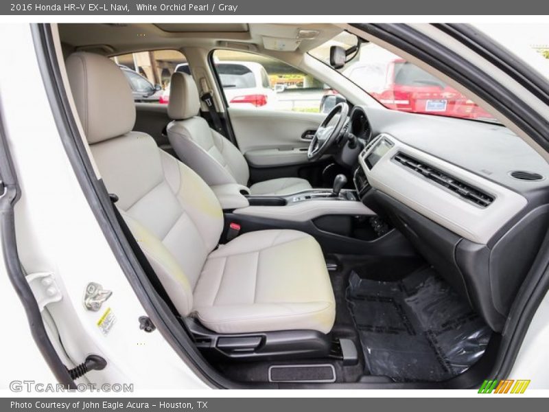 White Orchid Pearl / Gray 2016 Honda HR-V EX-L Navi