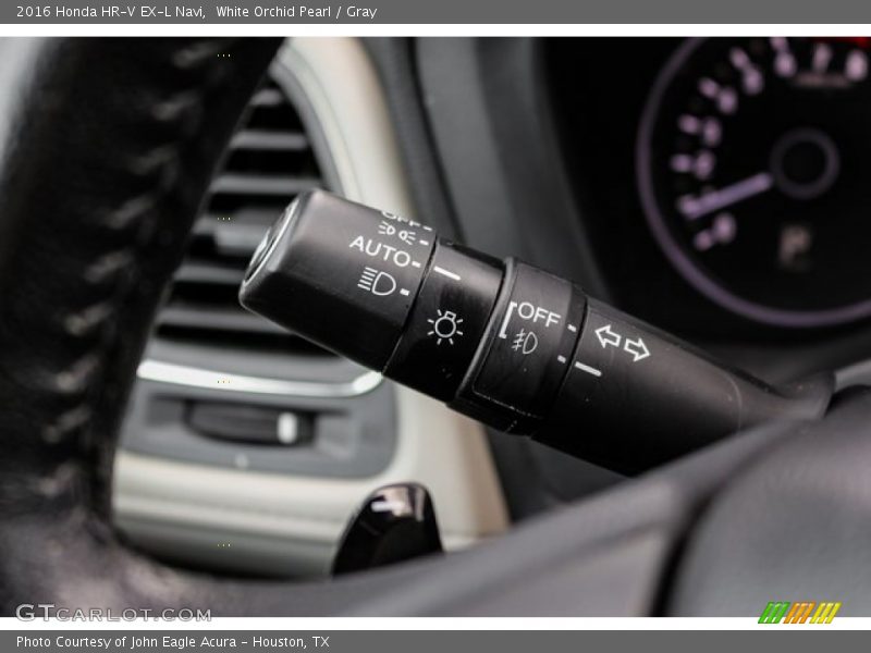 White Orchid Pearl / Gray 2016 Honda HR-V EX-L Navi