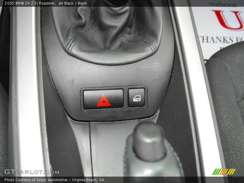 Jet Black / Black 2005 BMW Z4 2.5i Roadster