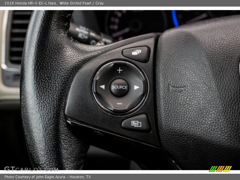White Orchid Pearl / Gray 2016 Honda HR-V EX-L Navi