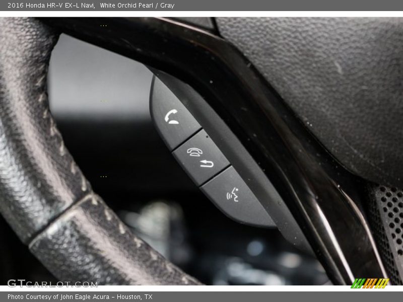 White Orchid Pearl / Gray 2016 Honda HR-V EX-L Navi