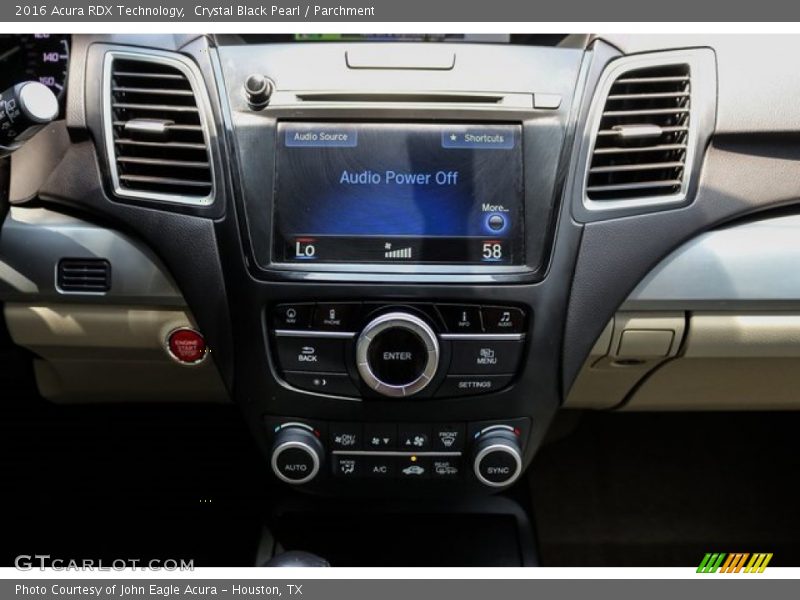 Crystal Black Pearl / Parchment 2016 Acura RDX Technology