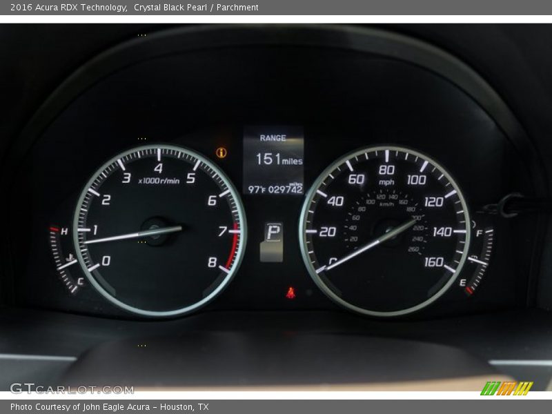 Crystal Black Pearl / Parchment 2016 Acura RDX Technology