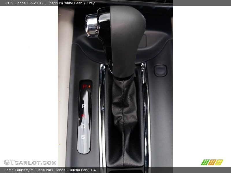 Platinum White Pearl / Gray 2019 Honda HR-V EX-L
