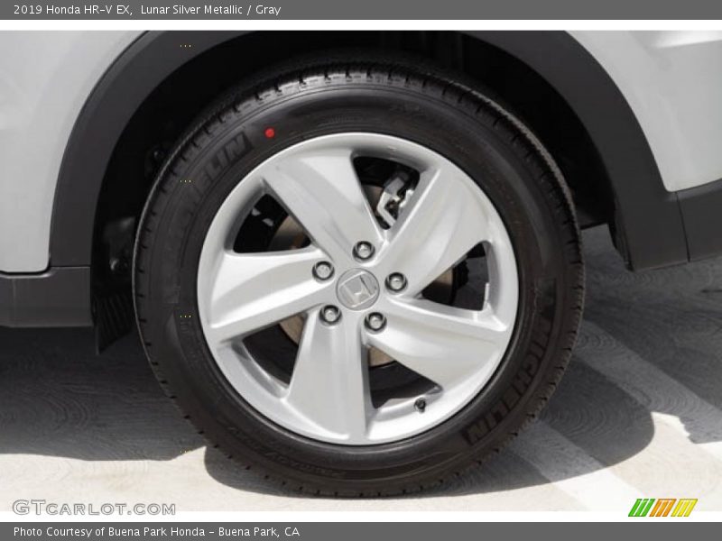 Lunar Silver Metallic / Gray 2019 Honda HR-V EX
