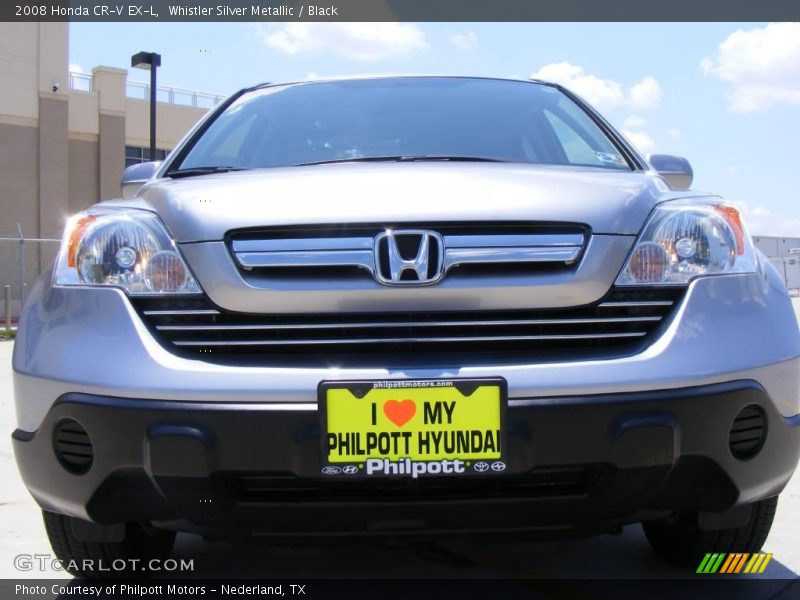 Whistler Silver Metallic / Black 2008 Honda CR-V EX-L