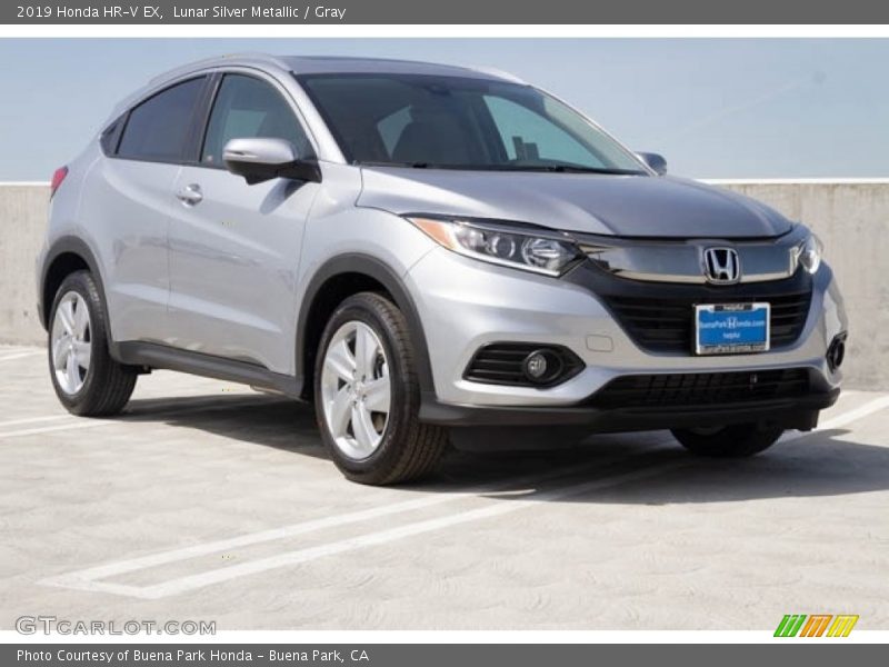 Lunar Silver Metallic / Gray 2019 Honda HR-V EX