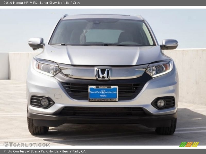 Lunar Silver Metallic / Gray 2019 Honda HR-V EX