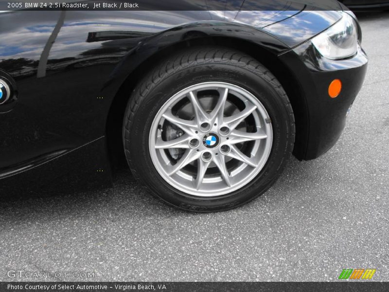 Jet Black / Black 2005 BMW Z4 2.5i Roadster