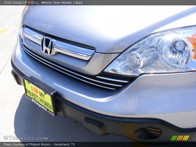 Whistler Silver Metallic / Black 2008 Honda CR-V EX-L