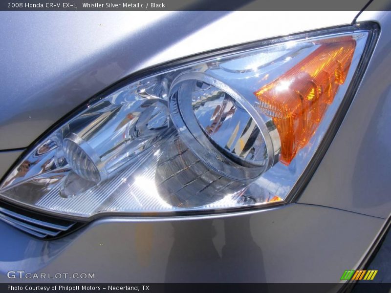 Whistler Silver Metallic / Black 2008 Honda CR-V EX-L