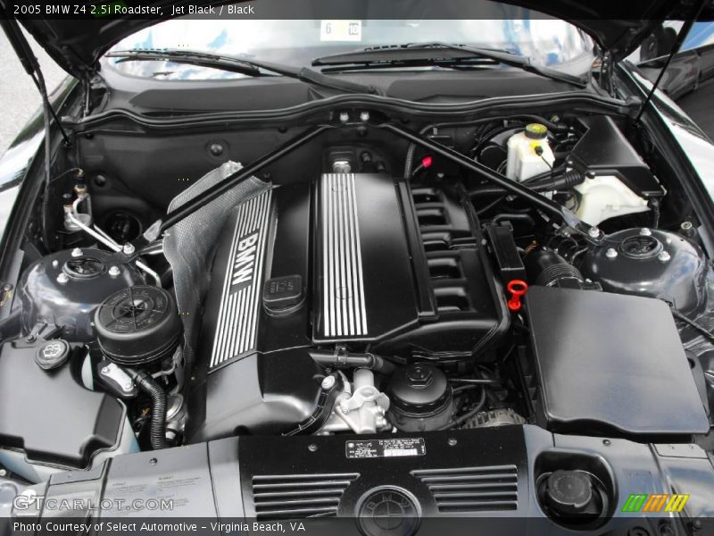 Jet Black / Black 2005 BMW Z4 2.5i Roadster