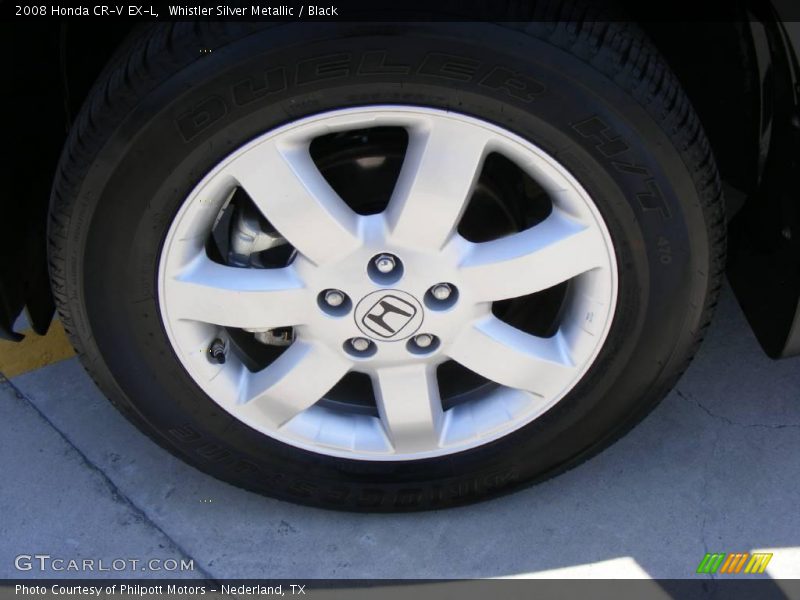 Whistler Silver Metallic / Black 2008 Honda CR-V EX-L