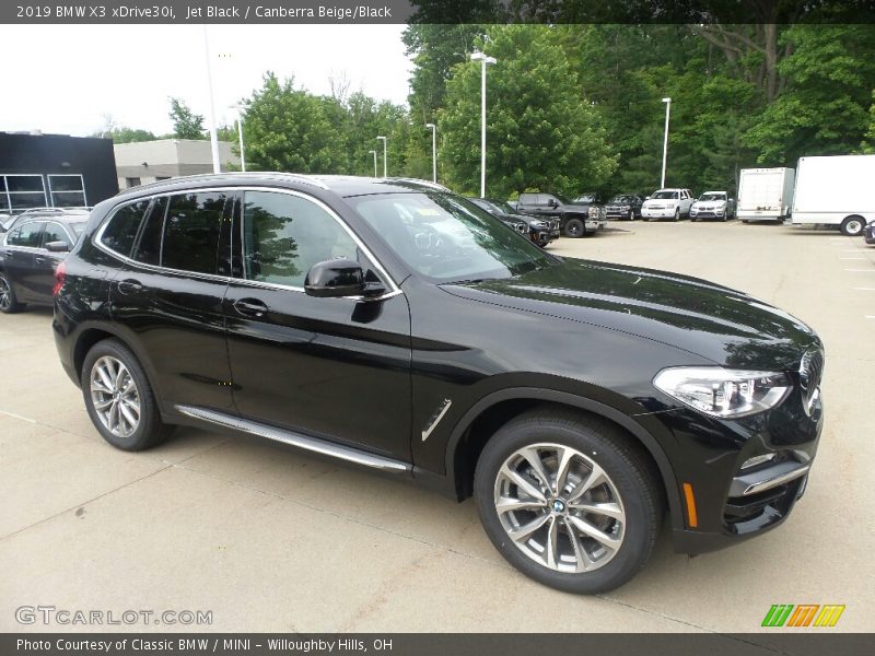 Jet Black / Canberra Beige/Black 2019 BMW X3 xDrive30i